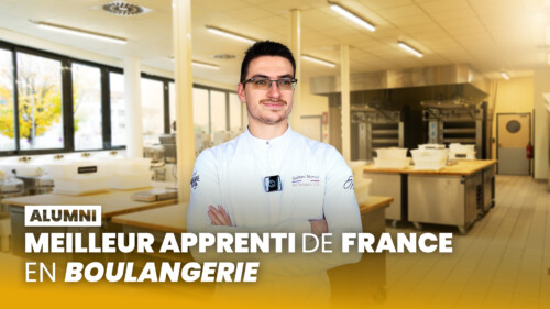 Gaëtan Morice, ancien apprenti au CFA Interpro28 et Meilleur Apprenti de France en boulangerie